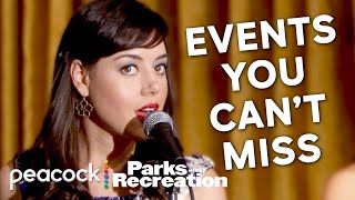 all the UNMISSABLE EVENTS in parks  Parks And Recreation [upl. by Chatwin]