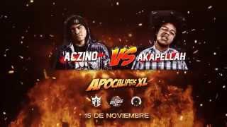 Apocalipsis XL Aczino VS Akapellah  LXL16 quotLinea Dieciséisquot Vídeo Oficial [upl. by Mclain]