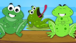 Aesops Fables  The Frogs And Their Desired King Story  HooplaKidz [upl. by Nnylahs]