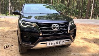 Toyota Fortuner 28L 4X4 AT 2022 ₹41 lakh  Reallife review [upl. by Negam960]