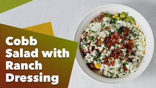 Keto Cobb Salad with Ranch Dressing Recipe [upl. by Nwaf]