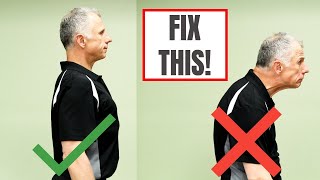 Fix Forward Head Posture 3 Easy Steps [upl. by Rosner]