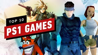 Top 10 PlayStation Games PS1 of All Time [upl. by Aihtnyc806]