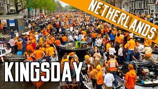 How Dutch are celebrating Kingsday  Netherlands Travel Vlog [upl. by Clie]