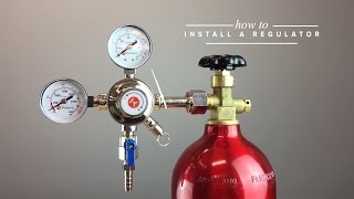 How to Set Up a Draft Beer Regulator to a CO2 Tank [upl. by Dadirac]