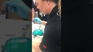 Surgical Cricothyrotomy Demonstration [upl. by Patterson]