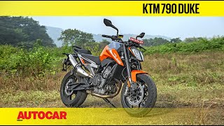 KTM 790 Duke Real World Review  On Road Ride  Autocar India [upl. by Ecnarual262]