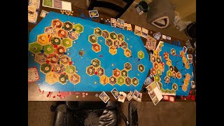 Settlers of Catan Massive Multiple Expansion Board [upl. by Oramlub899]