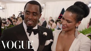 Diddy and Cassie at the Met Gala 2015  China Through the Looking Glass [upl. by Noicnecsa600]