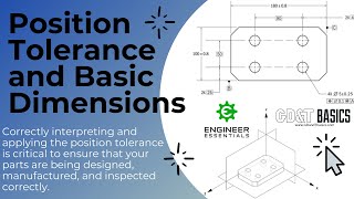 Position Tolerances and Basic Dimensions [upl. by Sedaiuqlem]