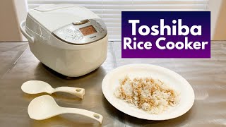 Toshiba TRCS01 Rice Cooker  Review Taste Test [upl. by Naara]