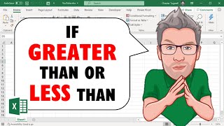 How to Perform an Excel IF GREATER Than amp LESS Than Formula [upl. by Yrreb175]