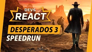 Developers React to Desperados 3 Speedrun [upl. by Malamut]