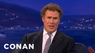 Will Ferrell Is All Busted Up Over Twilights Kristen Stewart amp Robert Pattinson  CONAN on TBS [upl. by Aitnohs]