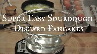 Super Easy Sourdough Discard Pancakes [upl. by Sipple183]