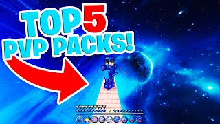 TOP 5 MCPE PVP TEXTURE PACKS  FPS BOOST Minecraft Bedrock [upl. by Orren]