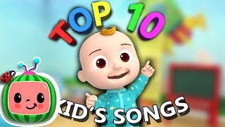 Top 10 Popular Kids Songs  More Nursery Rhymes amp Kids Songs  CoComelon [upl. by Daphne]