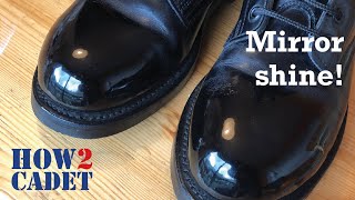 How to polish Cadet boots [upl. by Stoughton]