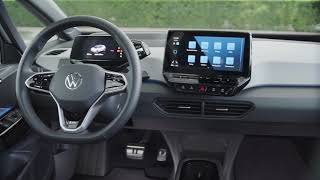 2021 VW ID3 Interior Features  How to Use [upl. by Haleehs588]