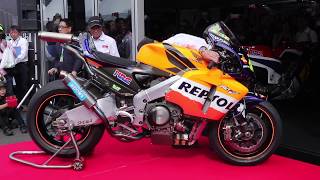 HONDA V5 RC211V 2002 MotoGP Exhaust Sound [upl. by Hirst]