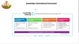 Cambridge Curriculum Overview [upl. by Adnarram]