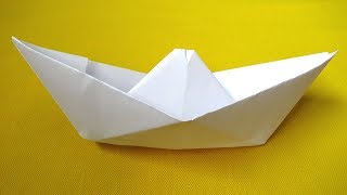 Como hacer un barco de papel  how to make a paper boat [upl. by Ocsisnarf]