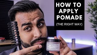 How To Use Pomade THE RIGHT WAY Maximize Volume amp Hold [upl. by Aenal]