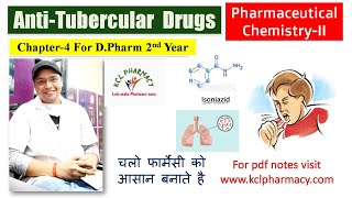 Anti Tubercular drugs  Pharmaceutical ChemistryII  Chapter 4 I DPharm 2nd Year [upl. by Atinehs]