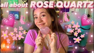 ROSE QUARTZ PROPERTIES  crystal properties and benefits [upl. by Risay224]