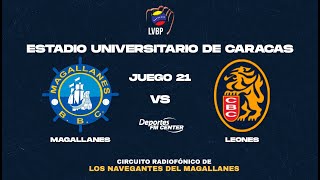 EN VIVO 18112021  Magallanes vs Leones  LVBP  JUEGO 21 [upl. by Sirtimed839]