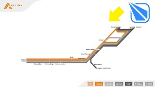 The AIRLINK maps in METRO MAP MAKER [upl. by Kenti]