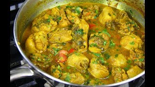 Coconut Curry Chicken TastyTuesdays  CaribbeanPotcom [upl. by Plume]