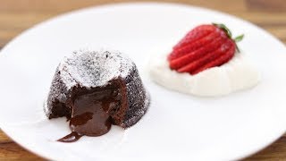 Chocolate Lava Cake Recipe  How to Make Molten Chocolate Lava Cake [upl. by Illoh]