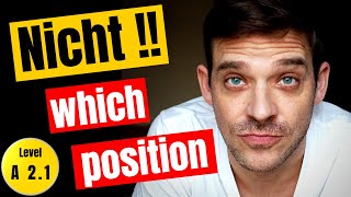 Position Of Nicht In German Sentences  What are the rules  Nicht explained  YourGermanTeacher [upl. by Aimo]