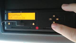 How to change time on digital tachograph [upl. by Nywg92]