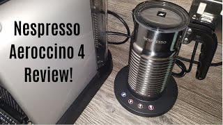 Nespresso Aeroccino 4 Milk Frother Review  Worth upgrading from the Aeroccino 3 [upl. by Dinah537]