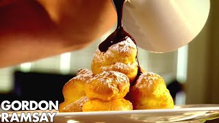 Perfect Chocolate Profiteroles  Gordon Ramsay [upl. by Nnylatsyrc]