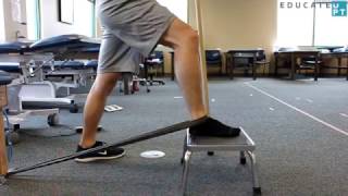 Self Mobilization to Improve ANKLE Mobility [upl. by Neral382]