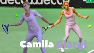 Camila Giorgi Workout on Top [upl. by Onitram729]