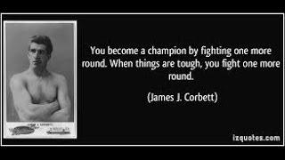 James J Corbett  The Gentleman Prizefighter [upl. by Naejamron655]