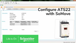 How to connect and configure ATS22 with SoMove  Schneider Electric Support [upl. by Kelton525]