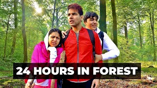 LIVING IN FOREST FOR 24 HOURS  Rimorav Vlogs [upl. by Latsirhc]