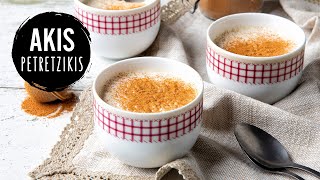 Greek Rice Pudding Rizogalo  Akis Petretzikis [upl. by Aztilay961]