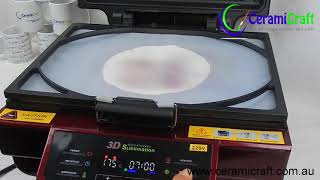 How to sublimate a polymer plate using a 3D Vacuum Heat Press ST3042 [upl. by Sievert]