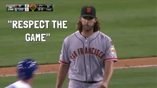 MLB Madison Bumgarner Being Grumpy Compilation [upl. by Oramug]