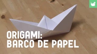 Cómo hacer un barco de papel  Origami [upl. by Teague]