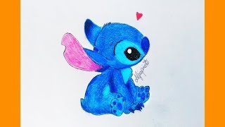 STITCH  Speed Drawing  Disegno a matita [upl. by Aek859]