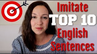 How to Pronounce TOP 10 English Sentences [upl. by Anwahsat]