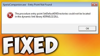 How to fix Entry Point not found error KERNEL32dll Windows 7 [upl. by Renrag]