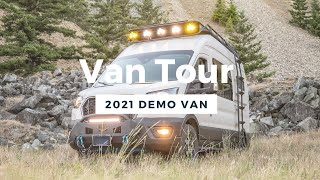 VAN TOUR  FullyLoaded 148quot AWD Ford Transit Conversion Van [upl. by Turk592]